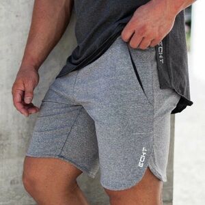 ECHT‎ Gray Athletic Shorts Comfortable Fit